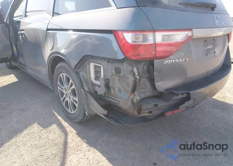 2011 Honda Odyssey Ex from USA, damaged, VIN 5FNRL5H44BB016290